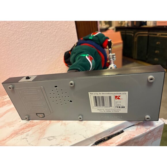 Trim A Home Scooter Santa Animated Christmas Decoration vintage 90s - Picture 5 of 6